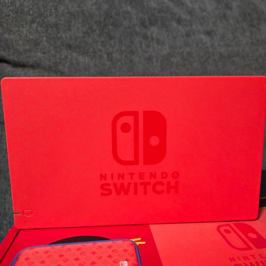 【美品】Nintendo Switch マリオレッド×ブルー 本体セット