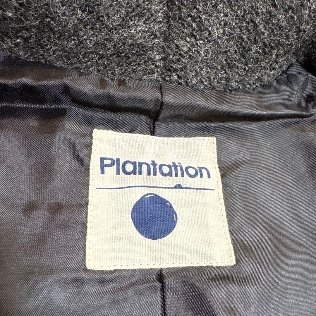 美品　プランテーション　ウール ダブル ブレスト コート　ヴィンテージ　日本製