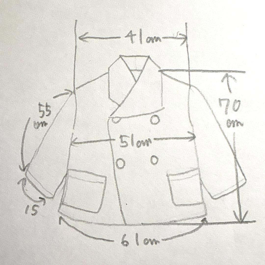 美品　プランテーション　ウール ダブル ブレスト コート　ヴィンテージ　日本製