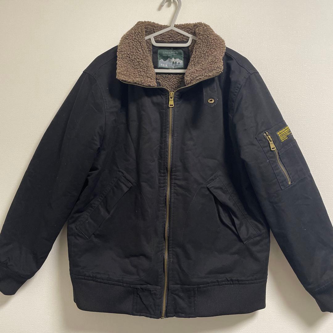 KaraKu 裏ボア コットンアビエイタージャケット　厚手