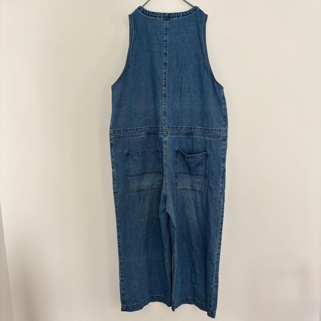 美品✨ソウルベリー 店長のデニムなサロペット 大きいサイズ ３L ブルー