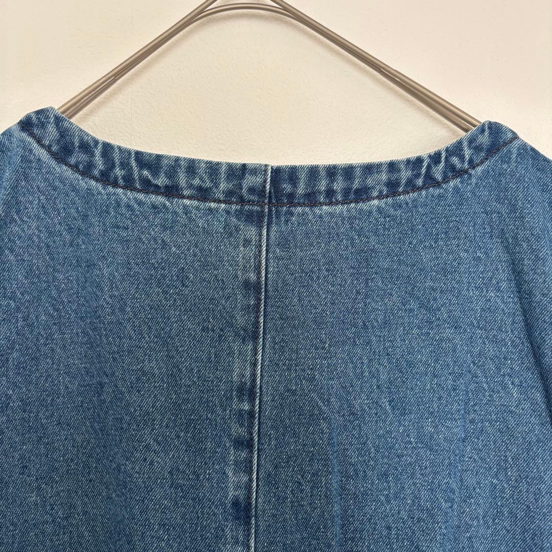 美品✨ソウルベリー 店長のデニムなサロペット 大きいサイズ ３L ブルー