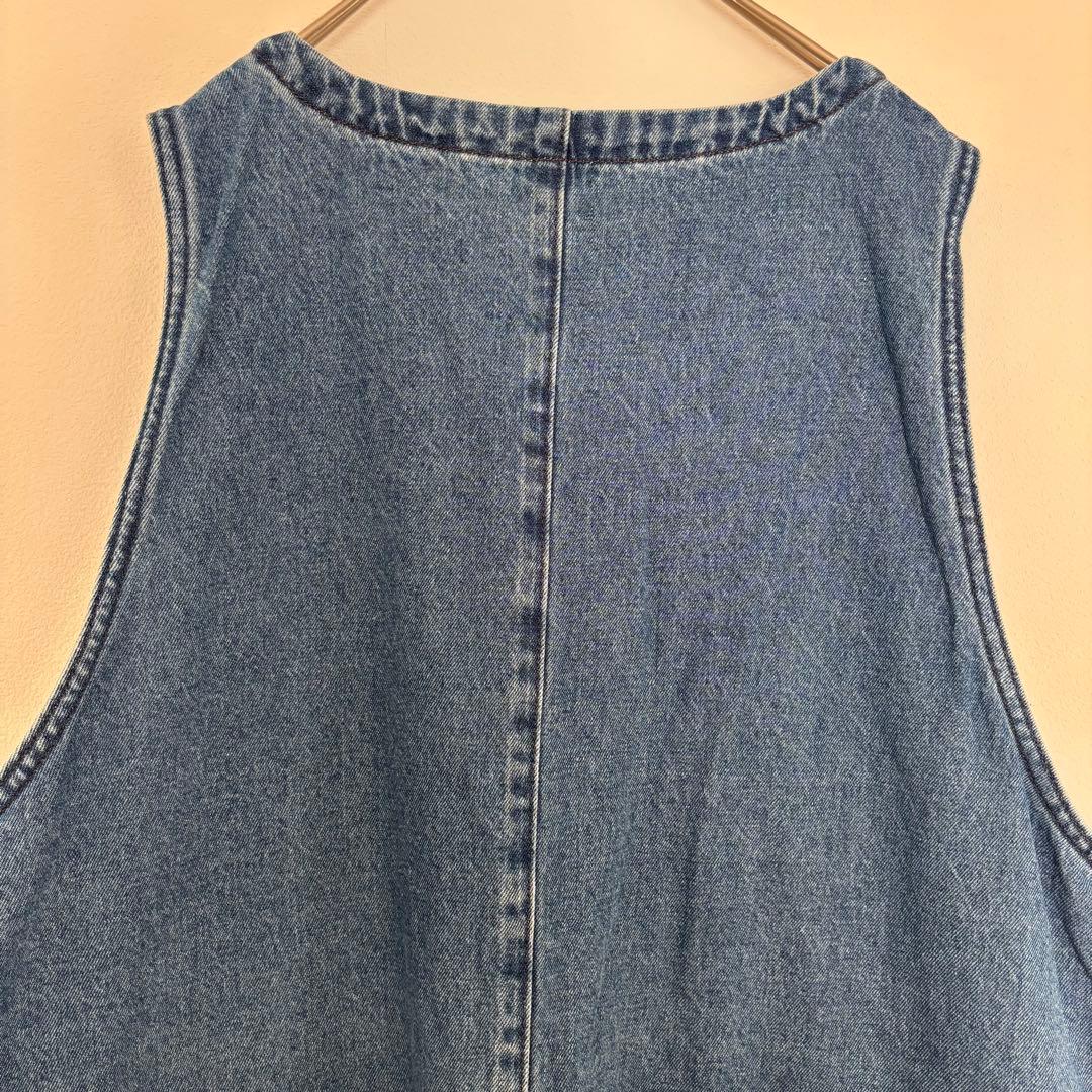 美品✨ソウルベリー 店長のデニムなサロペット 大きいサイズ ３L ブルー
