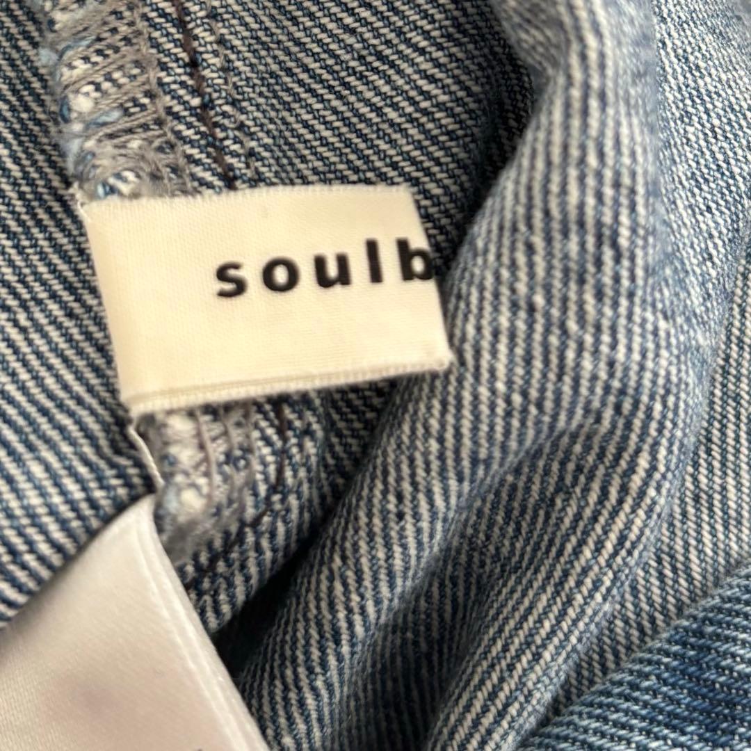 美品✨ソウルベリー 店長のデニムなサロペット 大きいサイズ ３L ブルー