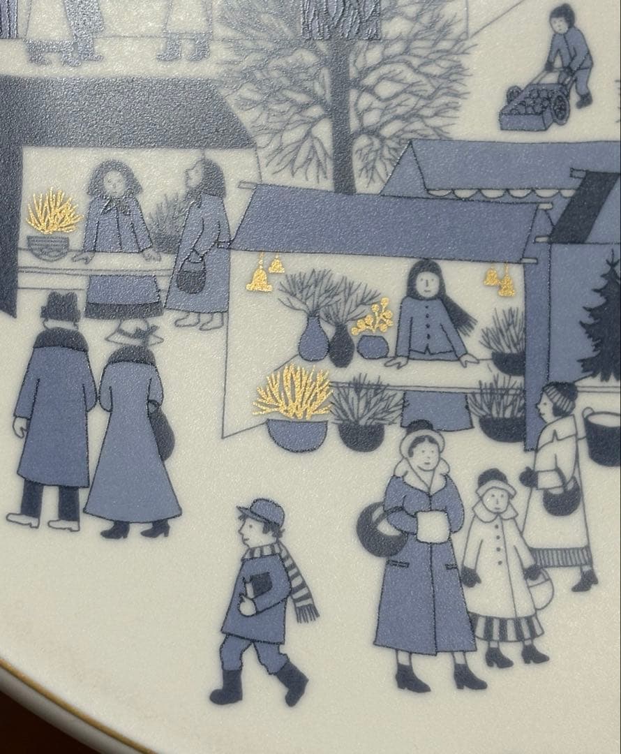 ARABIA ウオシッキネン 1984年クリスマスプレート(イヤープレート)