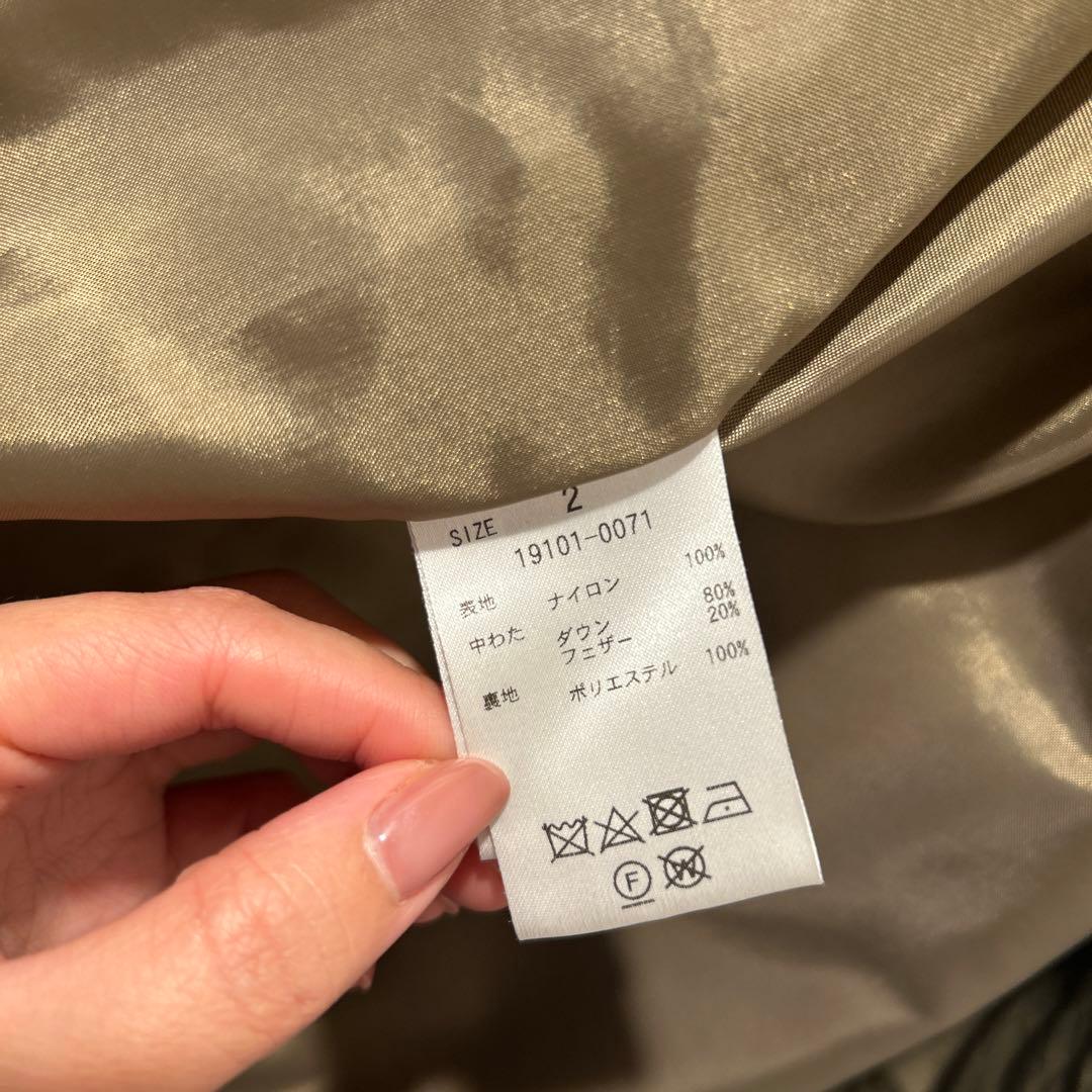 CLANE カラーダウンチェスターコート