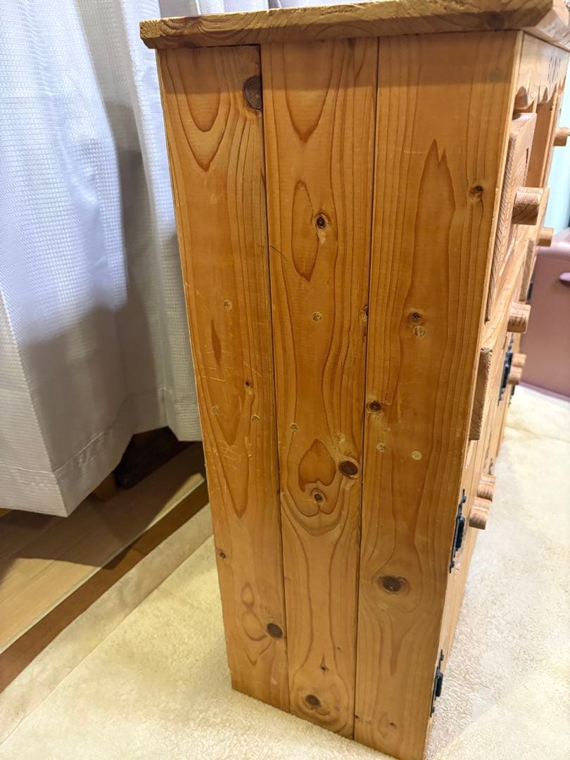 カントリー家具　ハート　チェスト　キャビネット