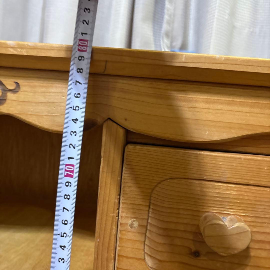 カントリー家具　ハート　チェスト　キャビネット