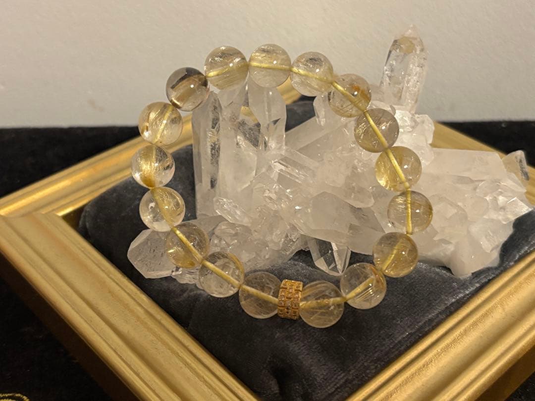 ビーナスヘアー　ルチルクォーツ 約11.5mm しのぶ先生