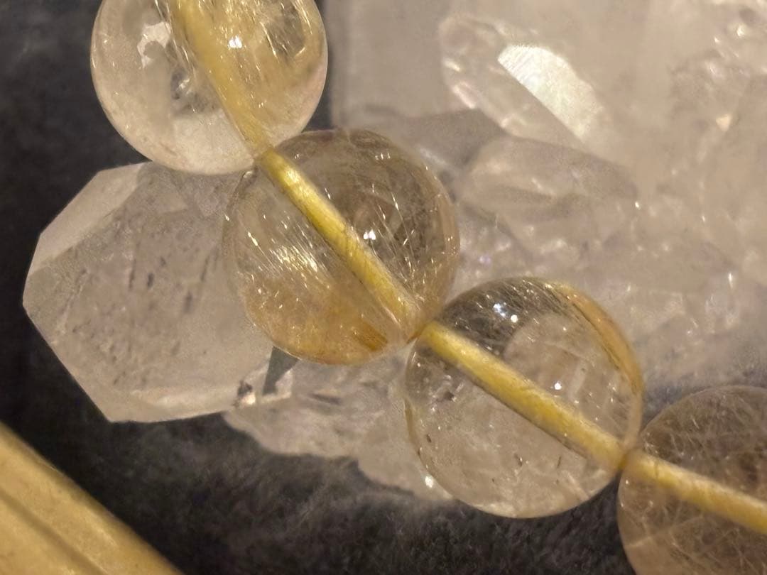 ビーナスヘアー　ルチルクォーツ 約11.5mm しのぶ先生