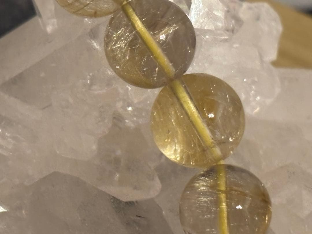 ビーナスヘアー　ルチルクォーツ 約11.5mm しのぶ先生