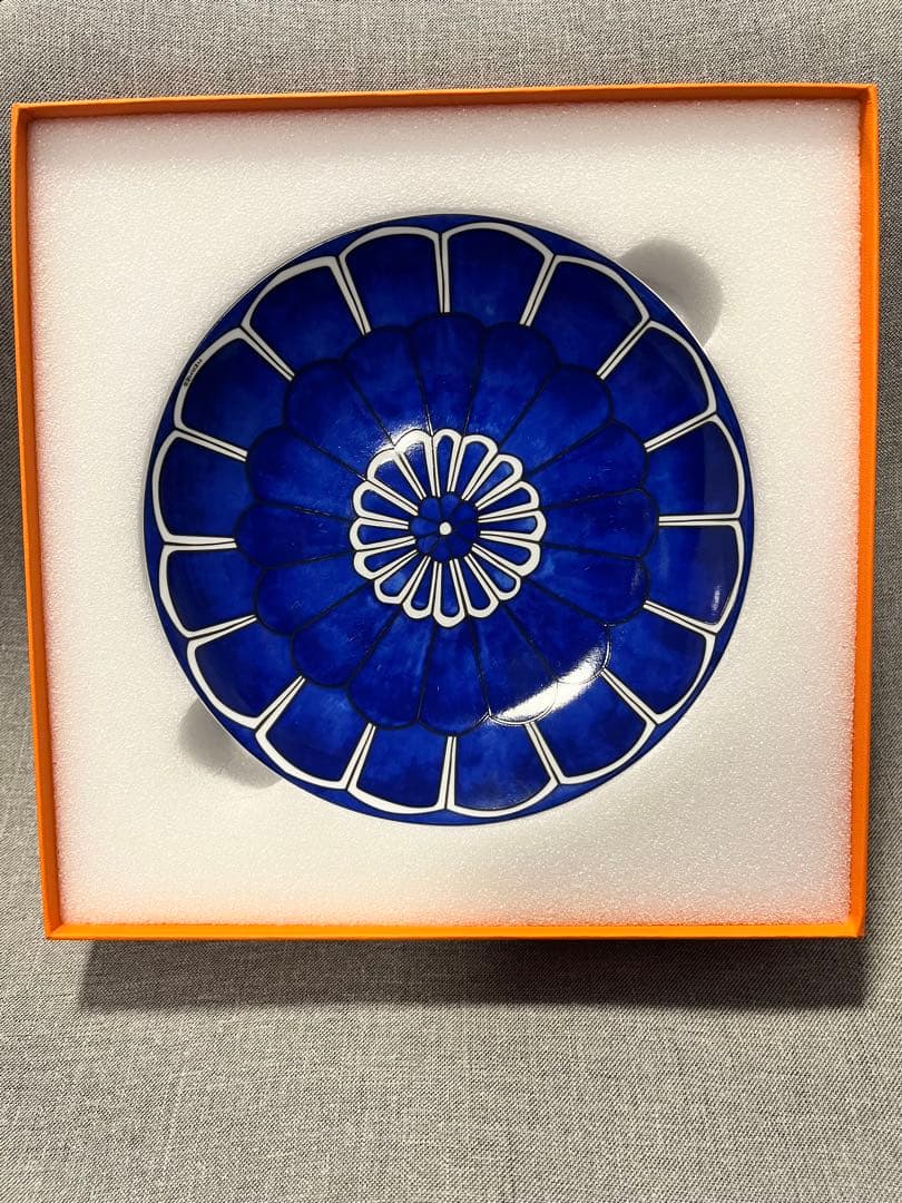 HERMES エルメス ブルーダイユール パンプレート 16cm 2枚セット