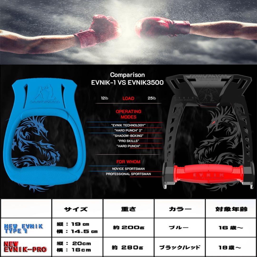 EVNIK-3(1個) 　シャドーボクシング　パンチ力強化