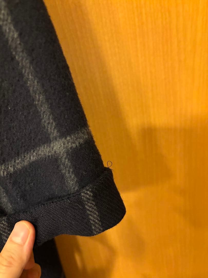 MACKINTOSH LONDON チェスターコート ウール100% チェック柄