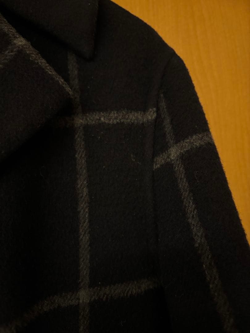 MACKINTOSH LONDON チェスターコート ウール100% チェック柄