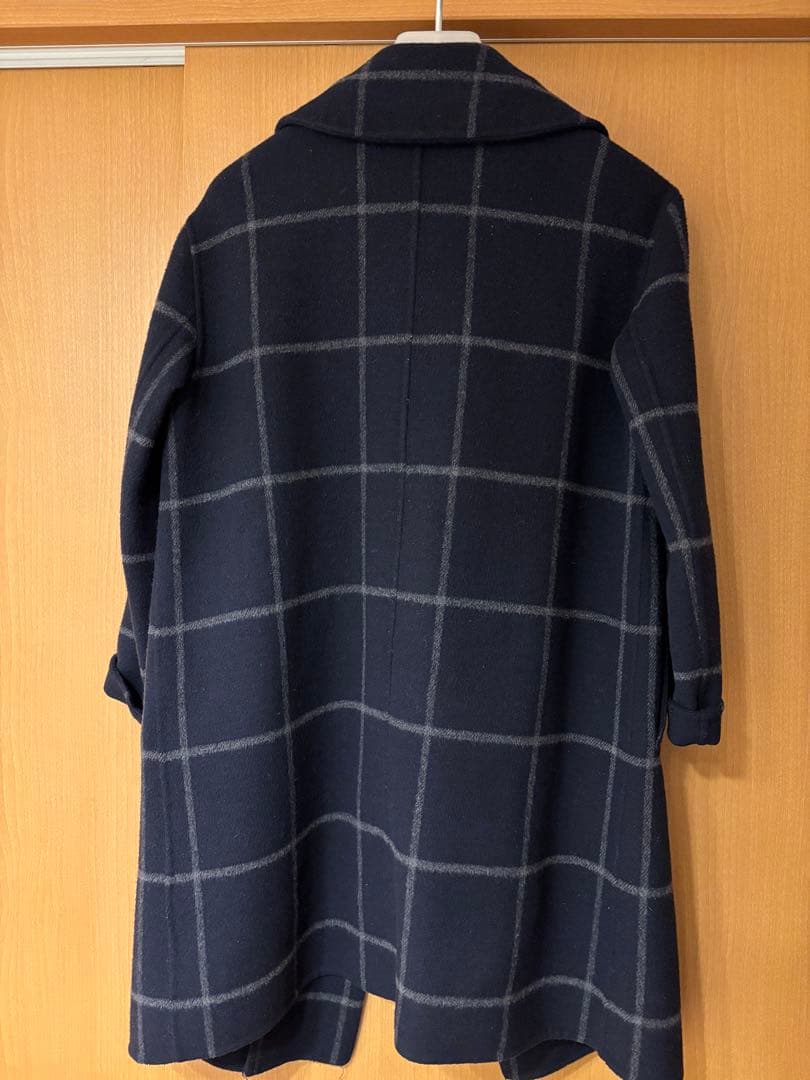 MACKINTOSH LONDON チェスターコート ウール100% チェック柄