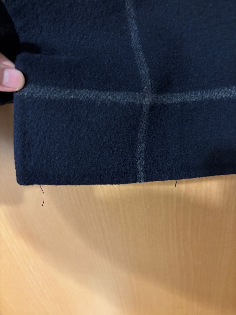 MACKINTOSH LONDON チェスターコート ウール100% チェック柄