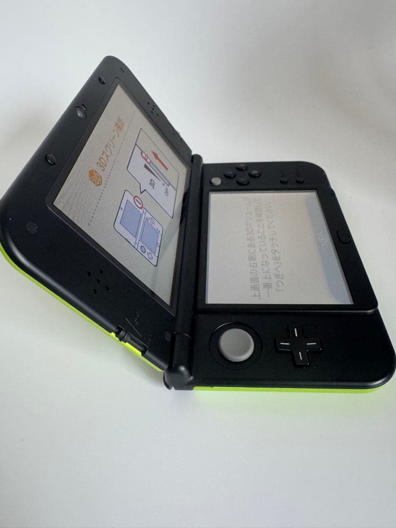 【上画面IPS液晶】Newニンテンドー3DS LL ライム×ブラック