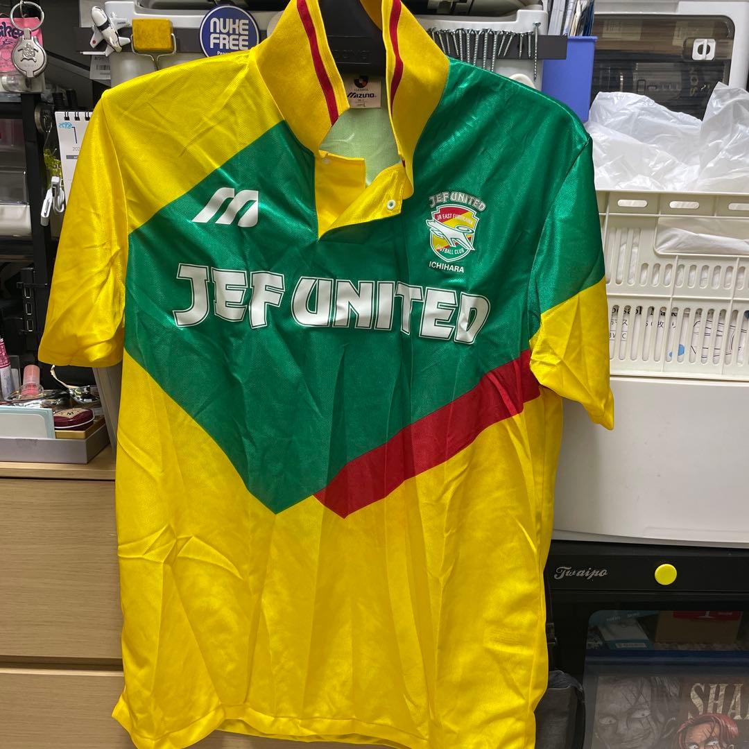 希少　価格変更　激レア　JEF UNITED ユニホーム Mizuno L
