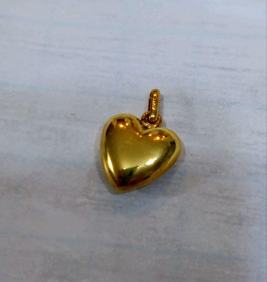 【お値下げ】18金ハート ペンダントトップ ネックレストップ チャーム