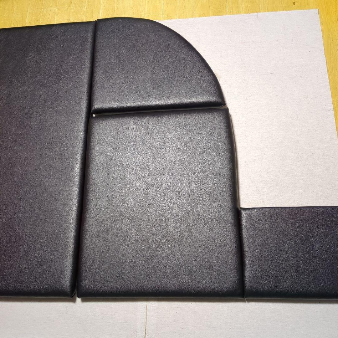 【みぃ】フラット4点セット【ブラックレザー】