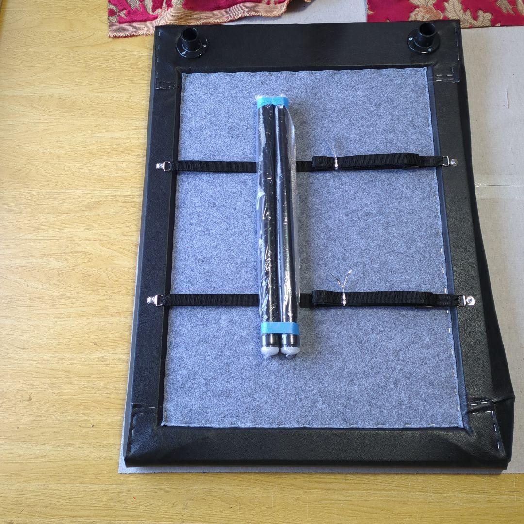 【みぃ】フラット4点セット【ブラックレザー】