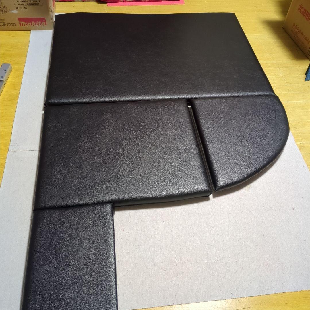 【みぃ】フラット4点セット【ブラックレザー】