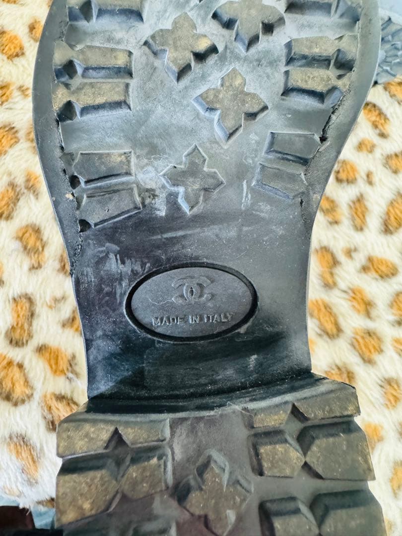 ‪☆期間限定めちゃ値下げ‪☆正規品CHANELサイドゴアブーツ 36 23cm