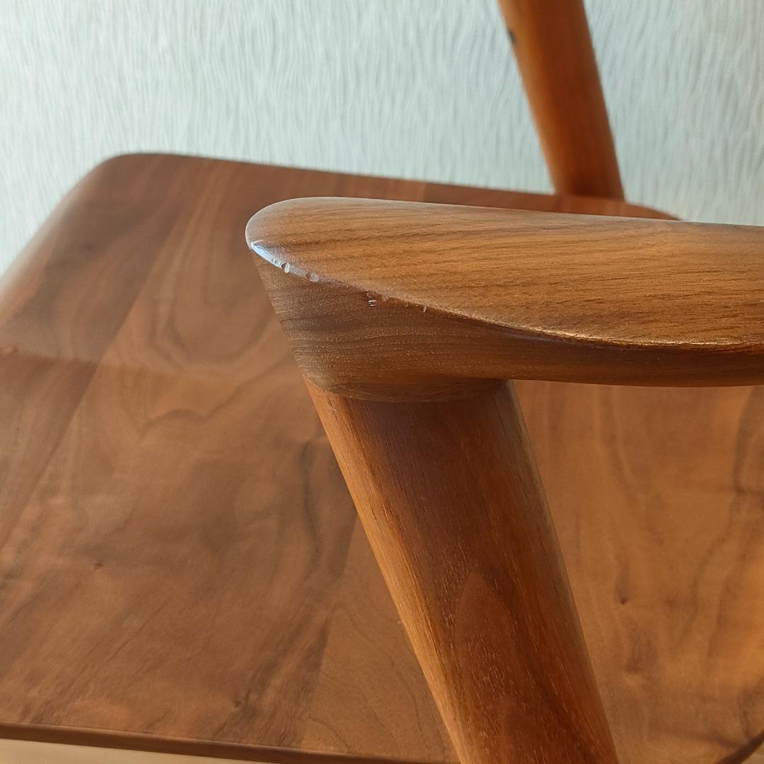 〈美品〉キツツキ　SEOTO　アームチェア　ダイニングチェア　ビーチ材①