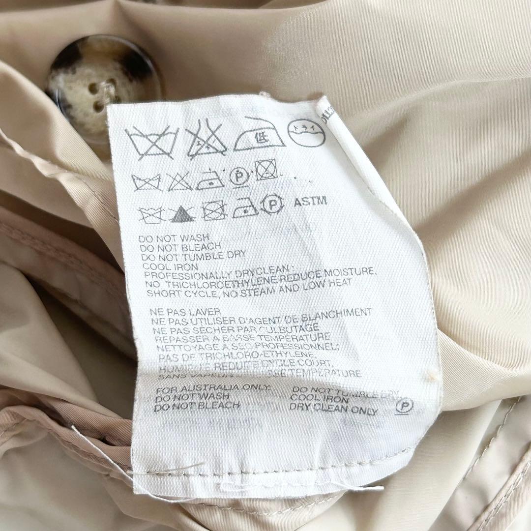 希少♡ プラダ ナイロン トレンチコート ダブルボタン ベージュ 38