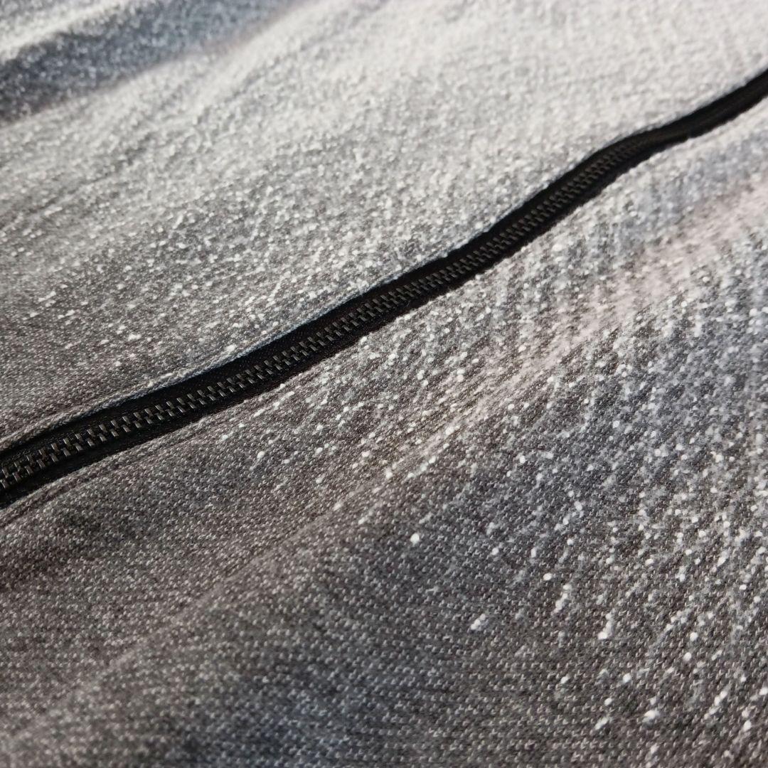 極美品◆芽風 センソユニコ ジャージーフレアコート 圧縮フェルト加工 切り替え