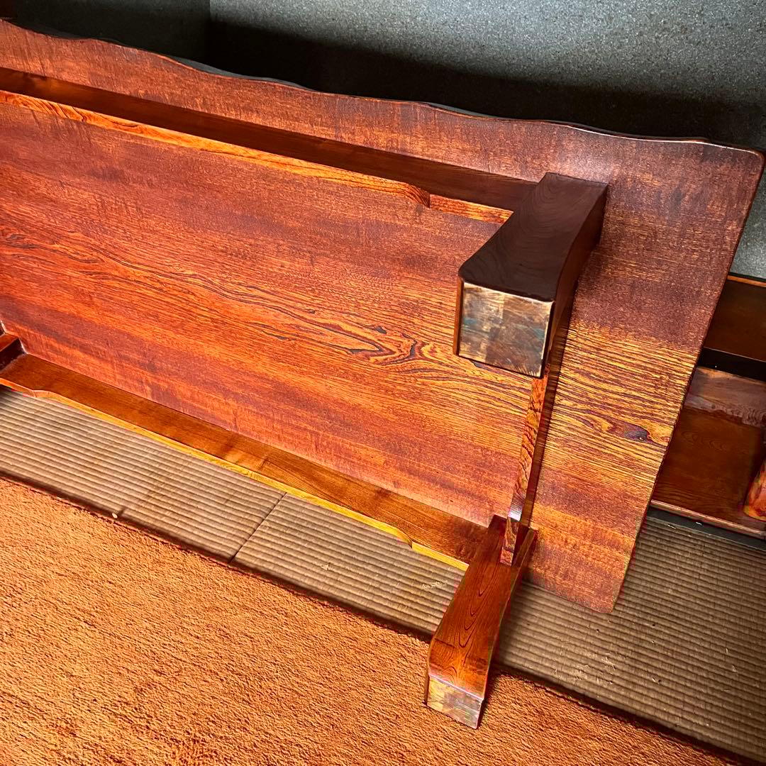 9/30まで！ 4人掛け　座卓　天然木　高級テーブル