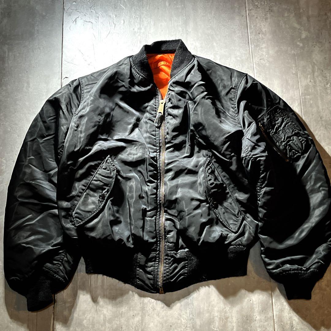 ジャケット・アウター 90s ALPHA MA-1 USA flight jacket IDEAL