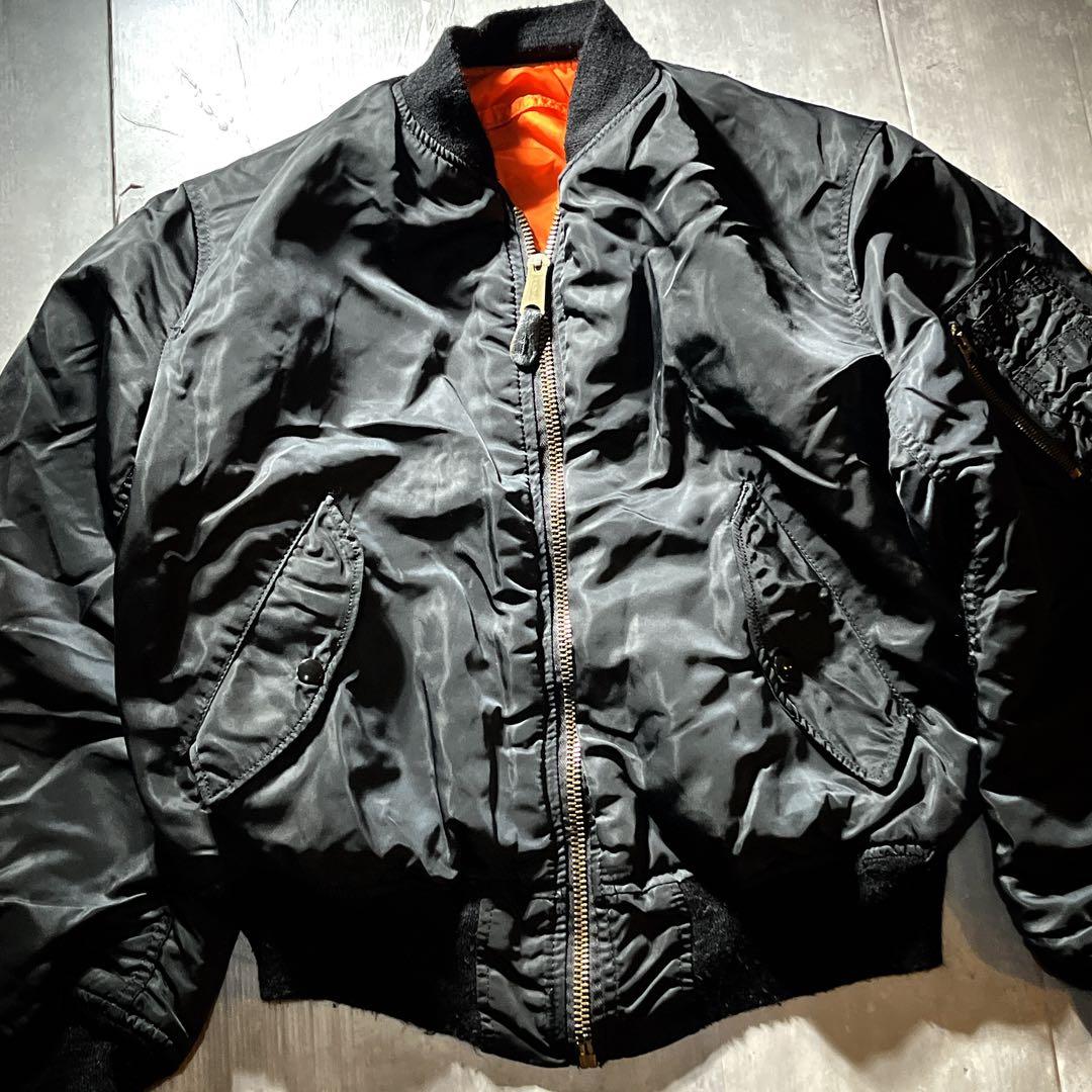 ジャケット・アウター 90s ALPHA MA-1 USA flight jacket IDEAL