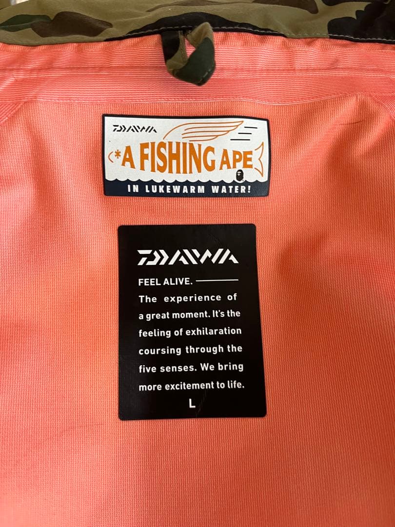 DAIWA × A BATHING APE ウェーディングジャケット　ダイワ