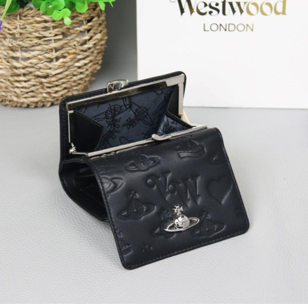 Vivienne Westwood ヴィヴィアン 三つ折り財布 レザー 7@“