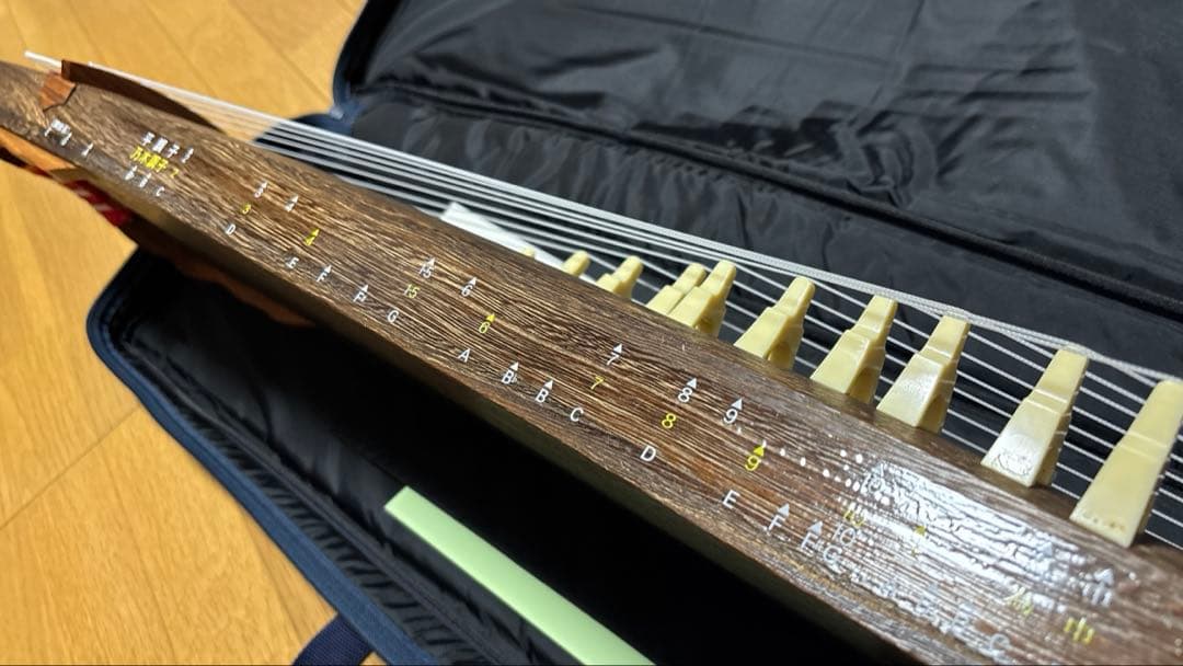 【ギグバッグ付属】全音 文化筝 羽衣