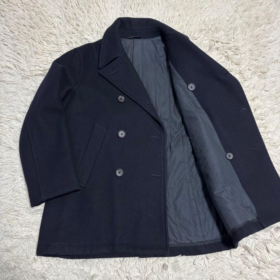 希少 Margaret Howell ピーコート ダブル ダークネイビー 38