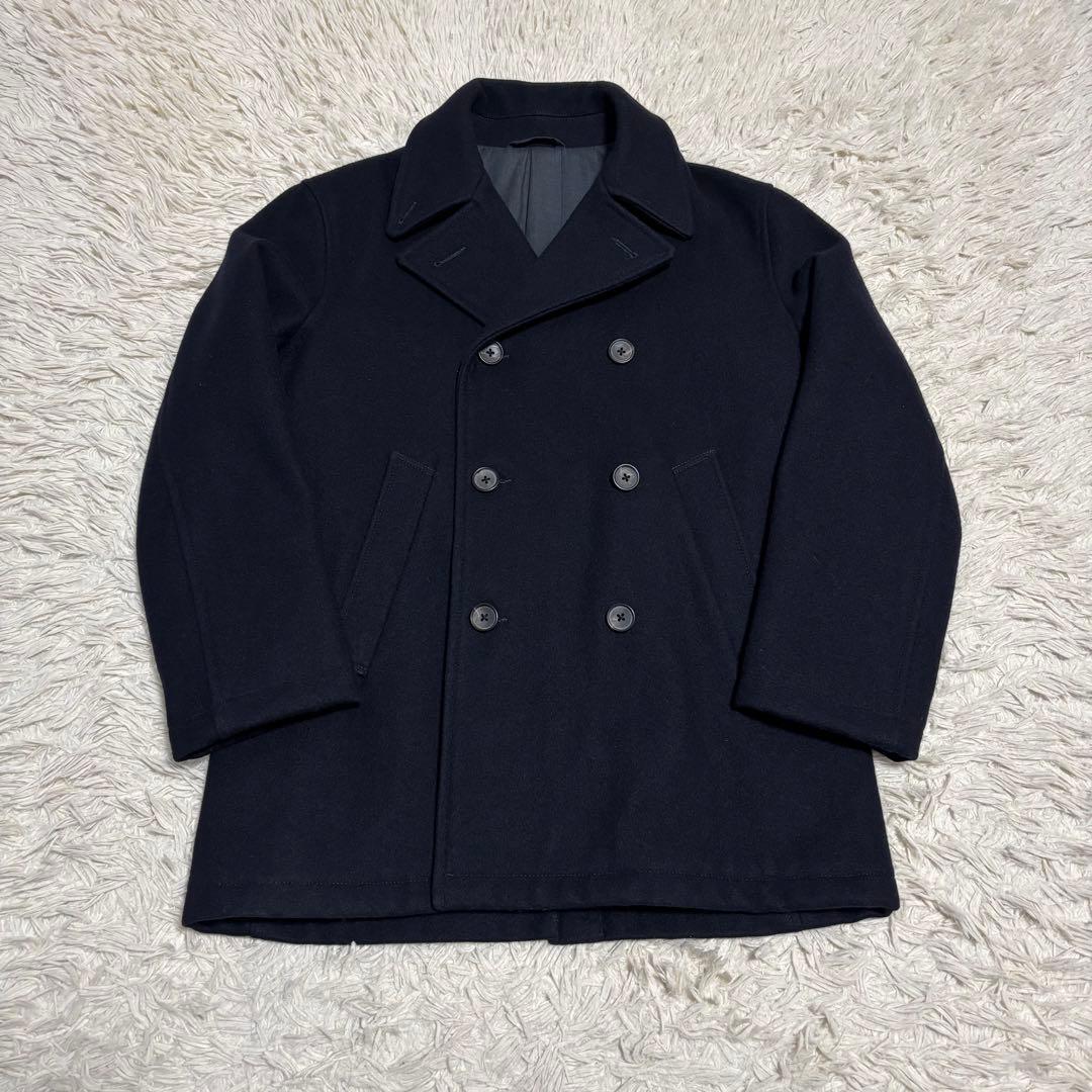 希少 Margaret Howell ピーコート ダブル ダークネイビー 38