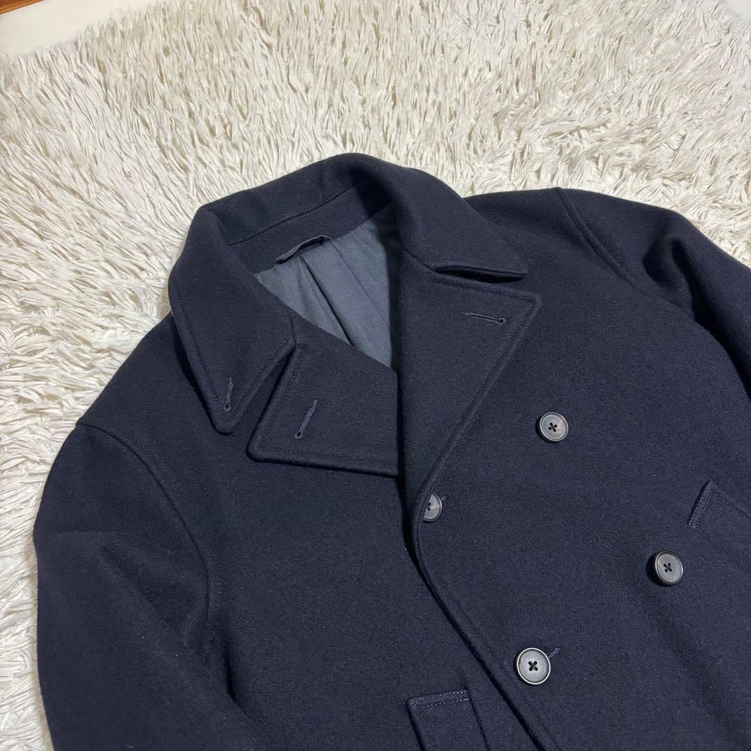 希少 Margaret Howell ピーコート ダブル ダークネイビー 38