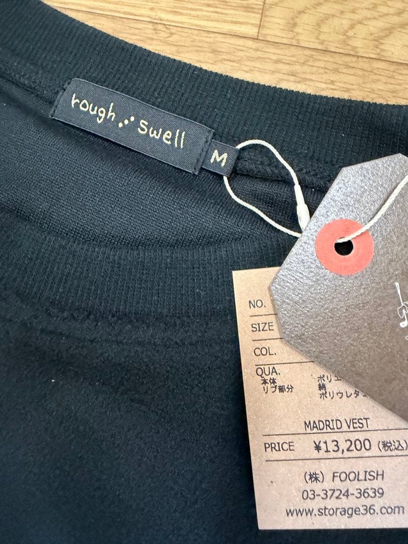 新品正規品【ROUGH&SWELL/M】マイクロフリース素材ベストゴルフメンズ