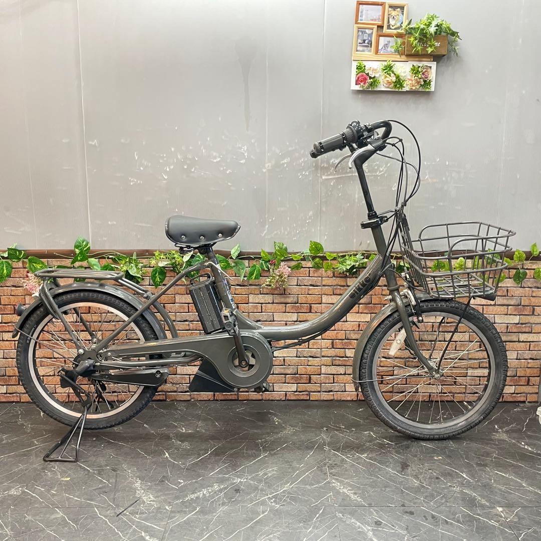 引き取り価格【60】電動自転車 ブリヂストン bikke グレー 20インチ