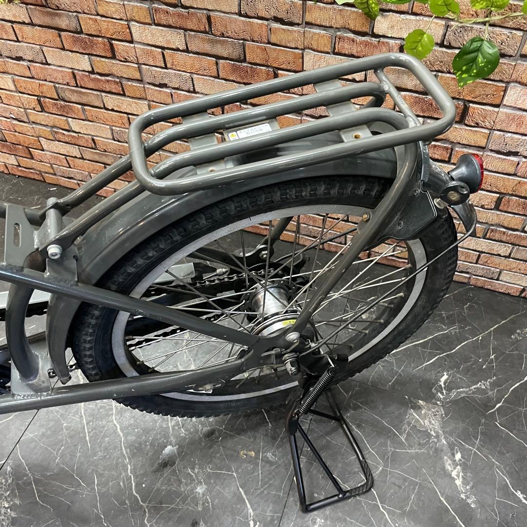 引き取り価格【60】電動自転車 ブリヂストン bikke グレー 20インチ