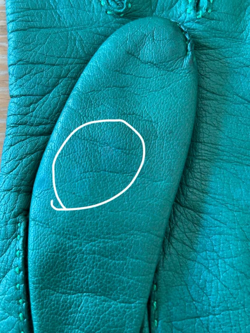 小物 HERMES GLOVE GREEN