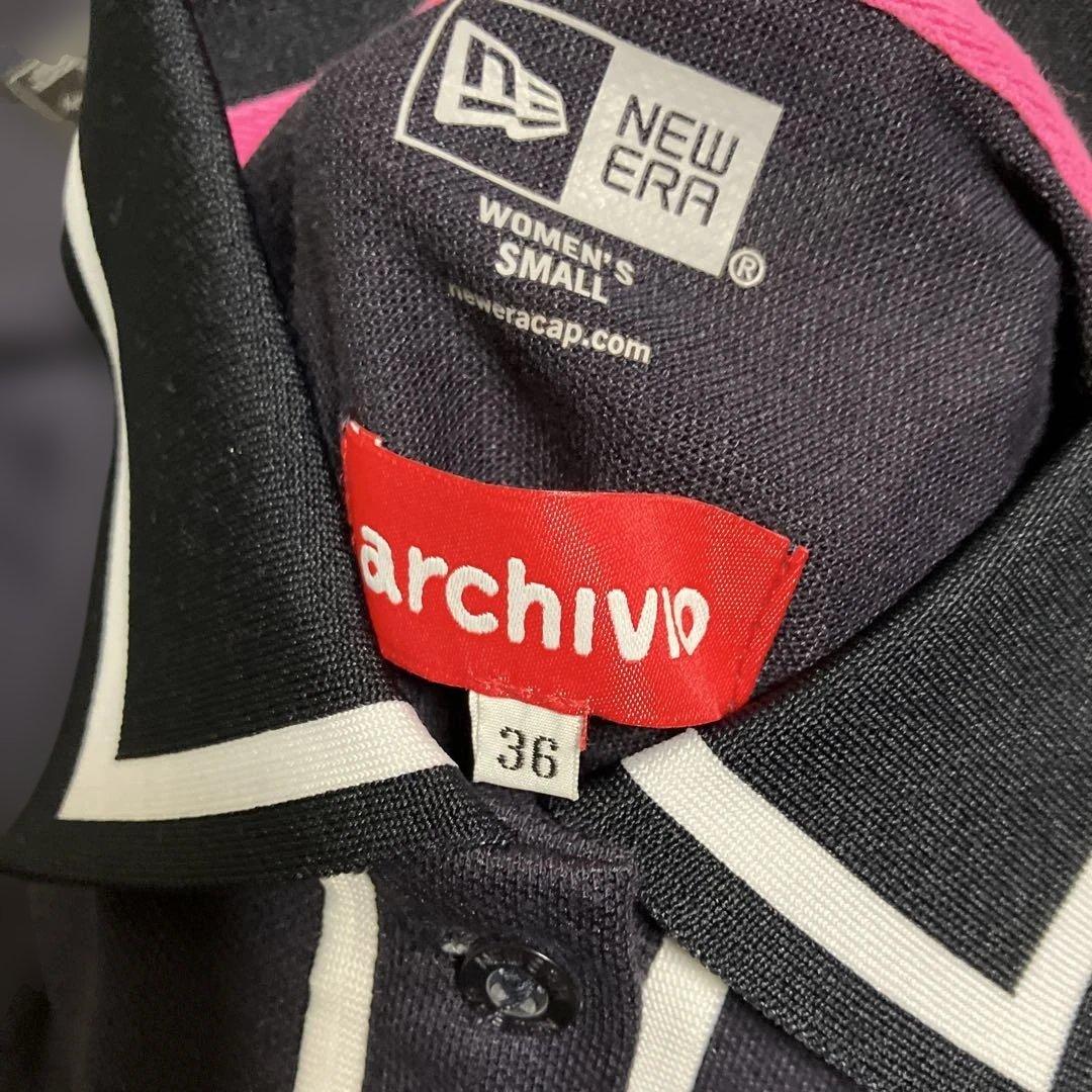 新品未使用　18700円　archivio×NEW ERA ポロシャツ　36