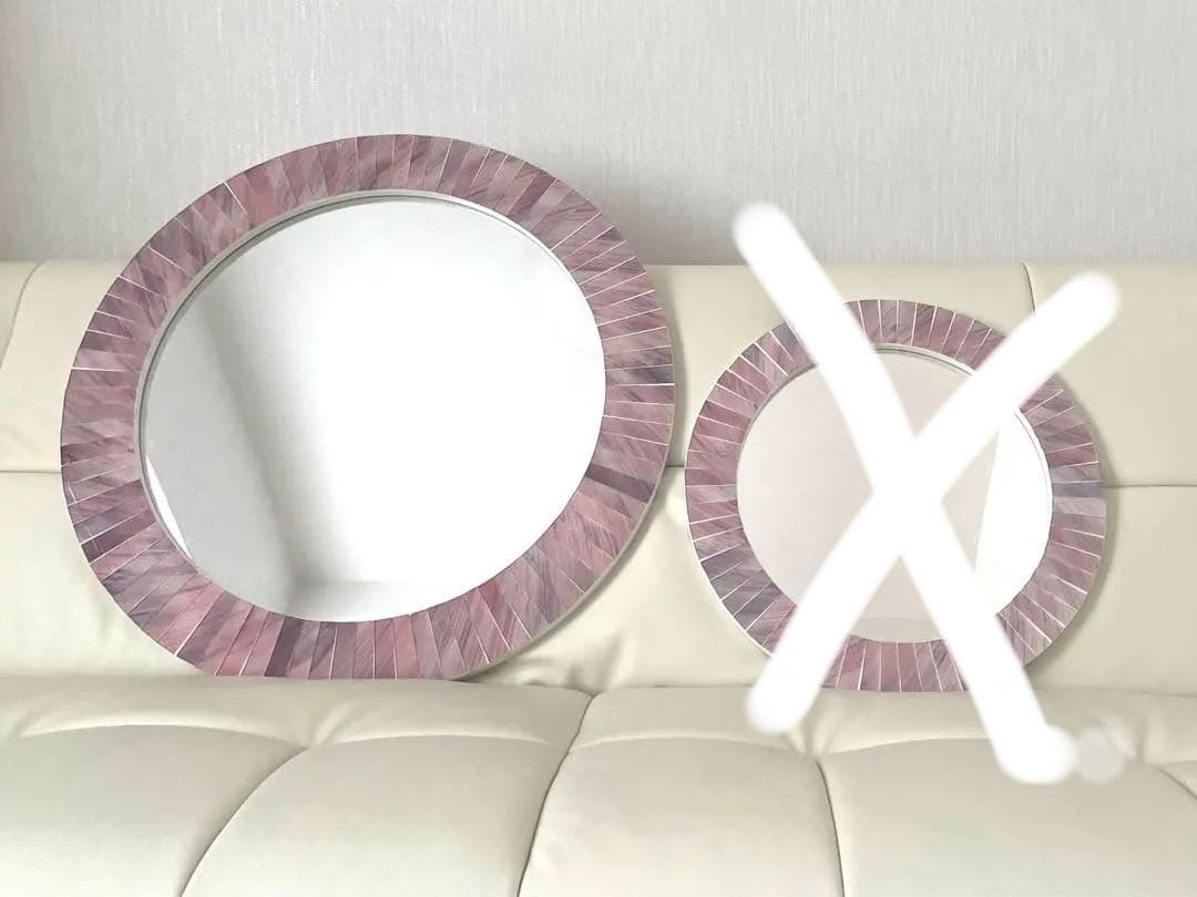 Francfranc シェルミラー直径60センチのみ