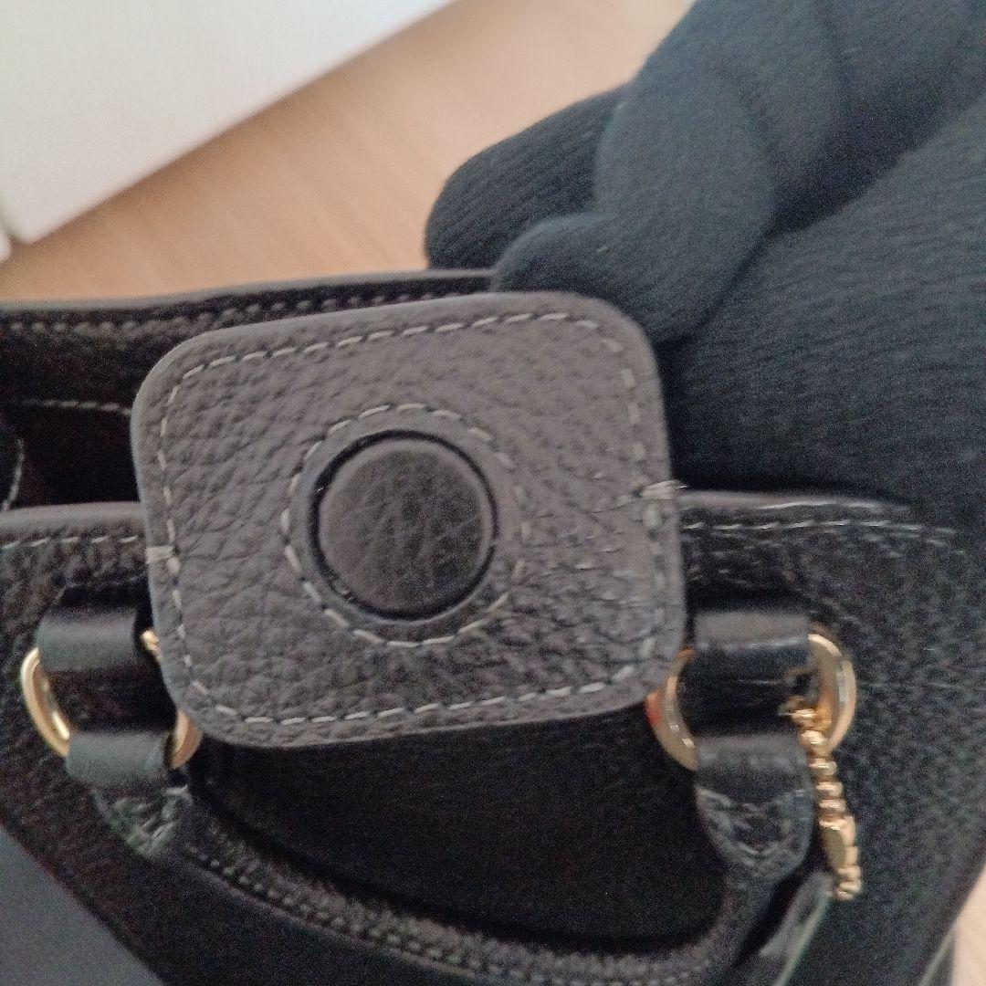 COACH 2wayショルダーバッグ ノース　サウス　ミニ　トート　ブラック