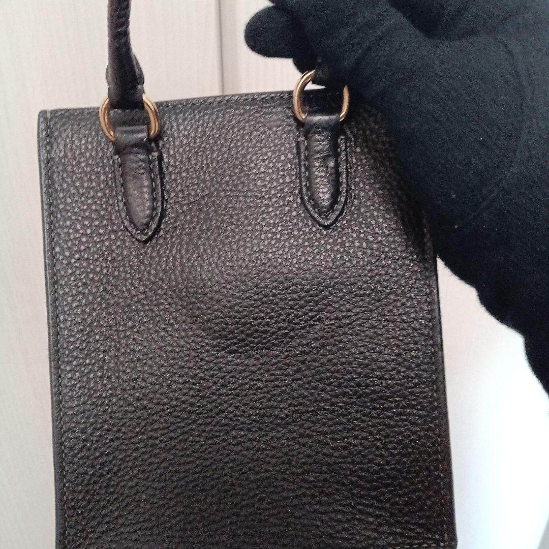 COACH 2wayショルダーバッグ ノース　サウス　ミニ　トート　ブラック