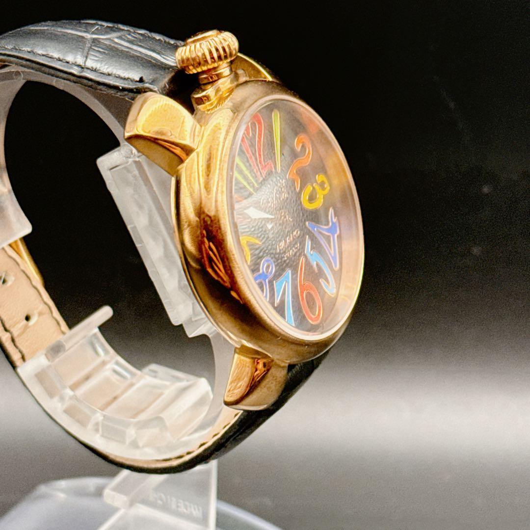 GaGa MILANO ガガミラノ マヌアーレ40 クォーツ 腕時計 稼働品