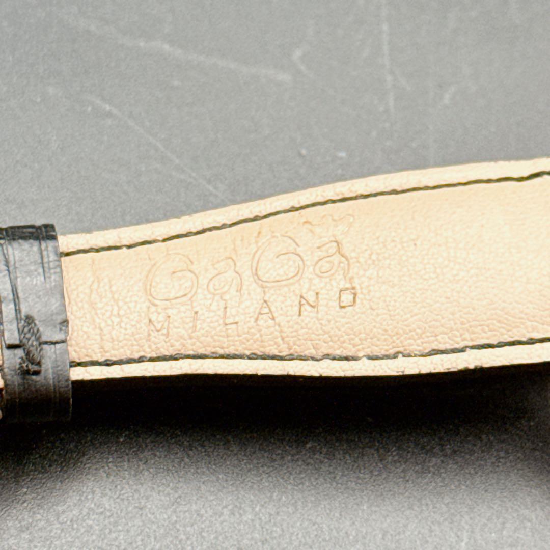 GaGa MILANO ガガミラノ マヌアーレ40 クォーツ 腕時計 稼働品